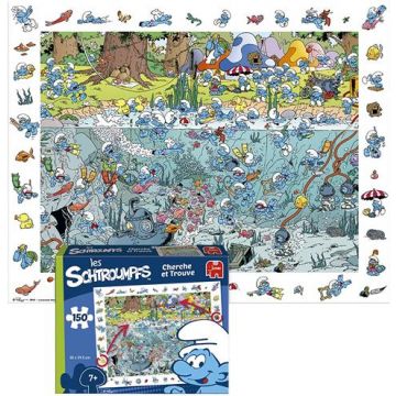 Jumbo De Smurfen puzzel 150 stuks. 50 x 39,5 cm 