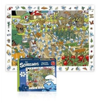 Jumbo De Smurfen puzzel 70 stuks. 65,5 x 49 cm 