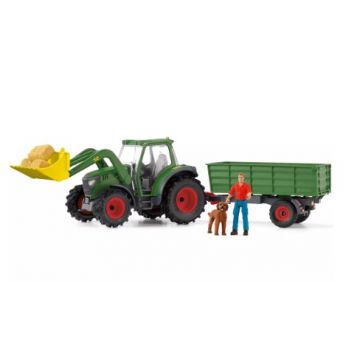 Schleich Farm World Traktor mit Anhänger 42608