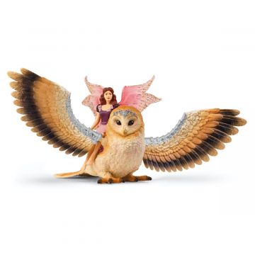 Schleich Bayala Elfe auf Glitzer Eule 70789