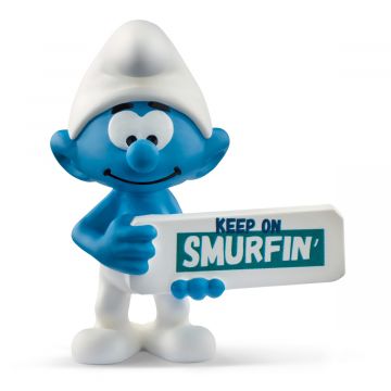 Schleich Schlümpfe Smurfin Schild 20843