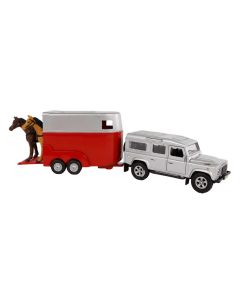 Kids Globe Farming Range Rover mit Pferdeanhänger 26cm 521712