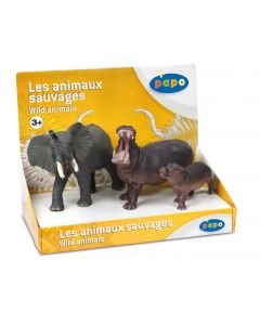 Papo Wild Life Präsentkasten Wildtiere 2 (3 Fig) 80001